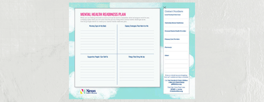 Mental Health Readiness Plan