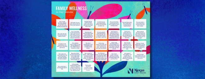 Family Wellness Calendar