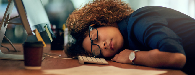 A child sleeping.